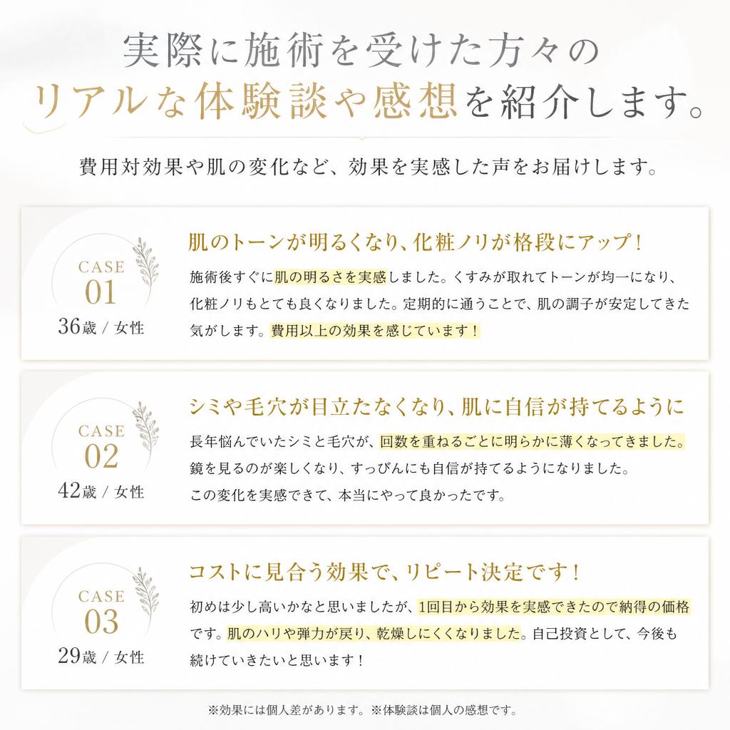 お客様の声